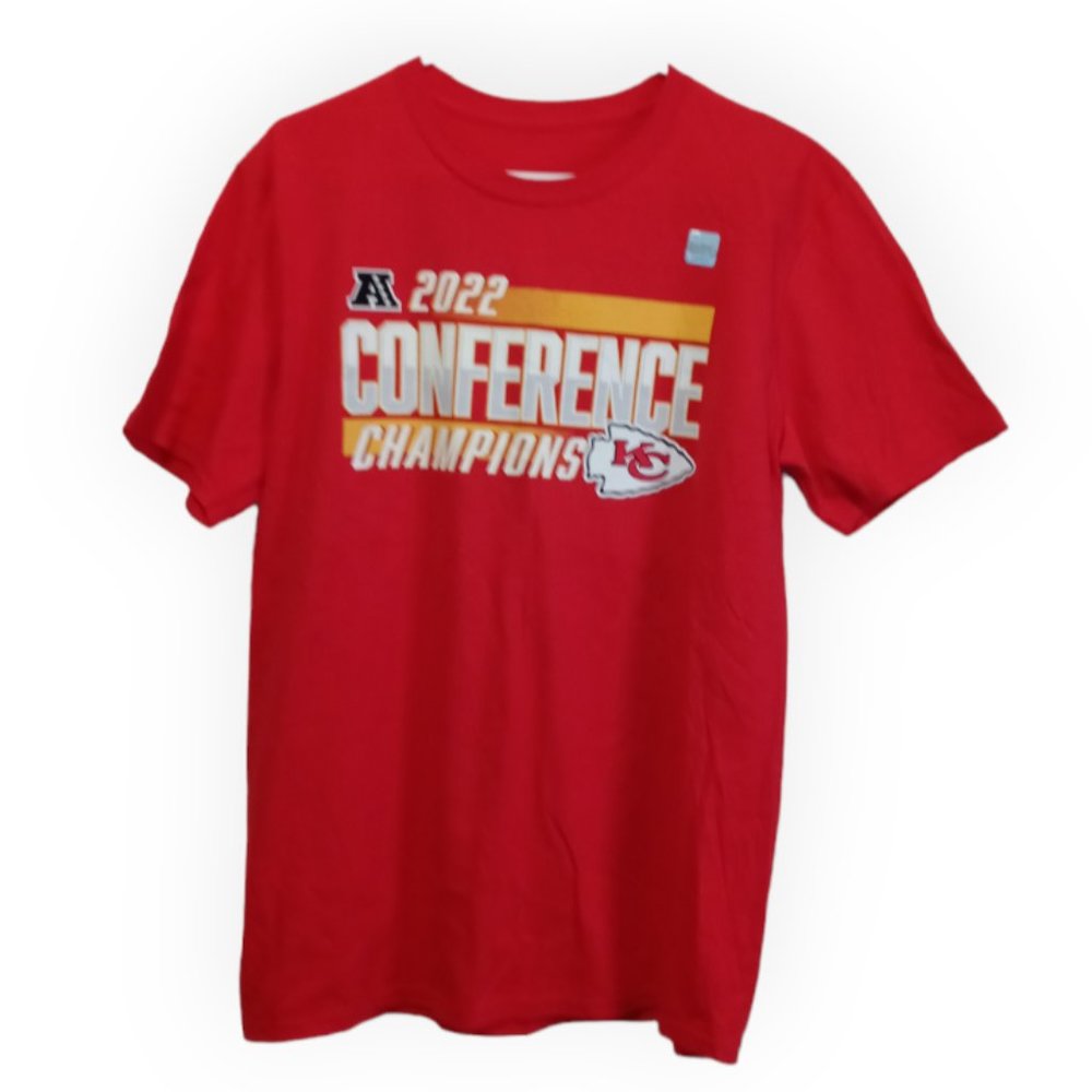 Kansas City Chiefs Men's Conference Champions T-Shirt 2022  Size Large